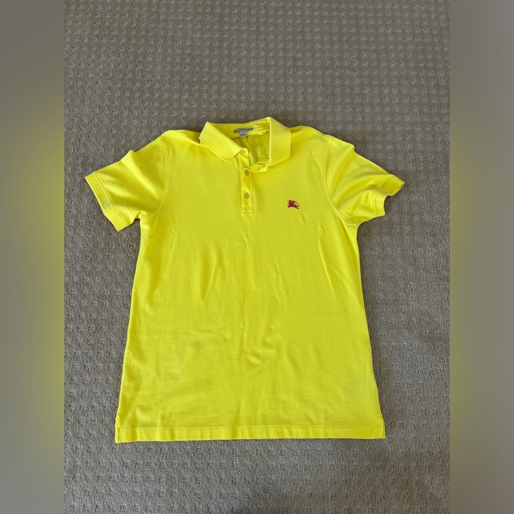 Yellow Burberry Men’s Polo
